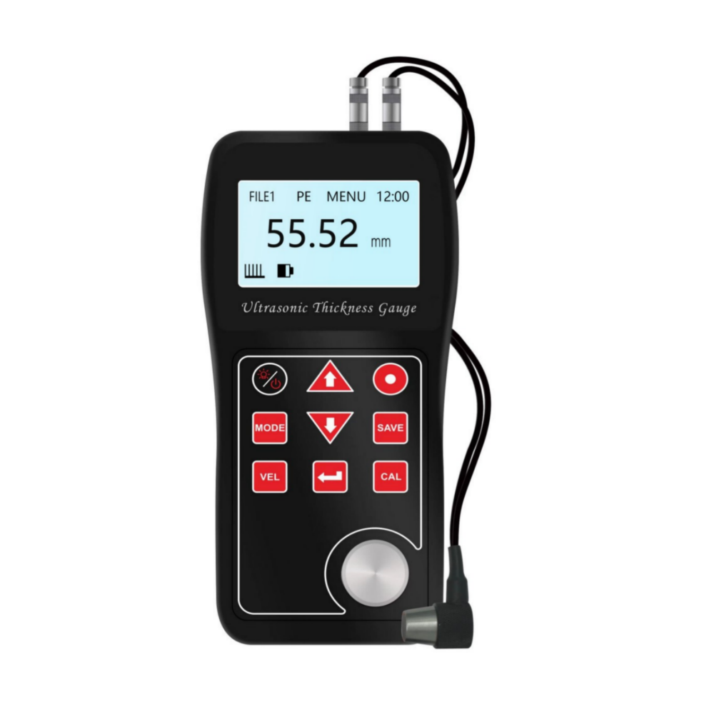 ultrasonic thickness gauge through coating